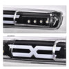 High-mount third brake light assembly for Chevy Silverado or GMC Sierra truck.