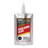 A bottle of TEBM waterproof caulking glue labeled 7.04oz for quick drying and easy application.