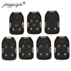 Set schwarze universelle Fernbedienungsgehäuseersatzteile mit verschiedenen elektronischen Komponenten