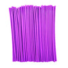A bundle of purple motorcycle wheel rim spoke wrap kit wires.