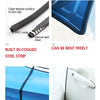 Feature diagram showing a built-in cogged steel strip and sealed, dustproof, waterproof anti-collision car paint on a U-shape