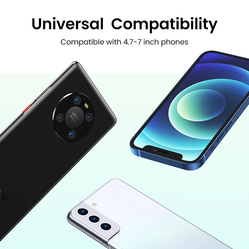 Support de téléphone anti-chute avec compatibilité pour téléphones de 4,7 à 7 pouces.