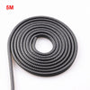 A roll of black car door edge protector trim, 5 meters long.
