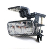Heavy-duty fog lamp assembly for Chevy trucks and SUVs with a clear lens and mounting bracket