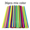 36 pieces of mix color motorcycle wheel rim spoke wrap kit rods