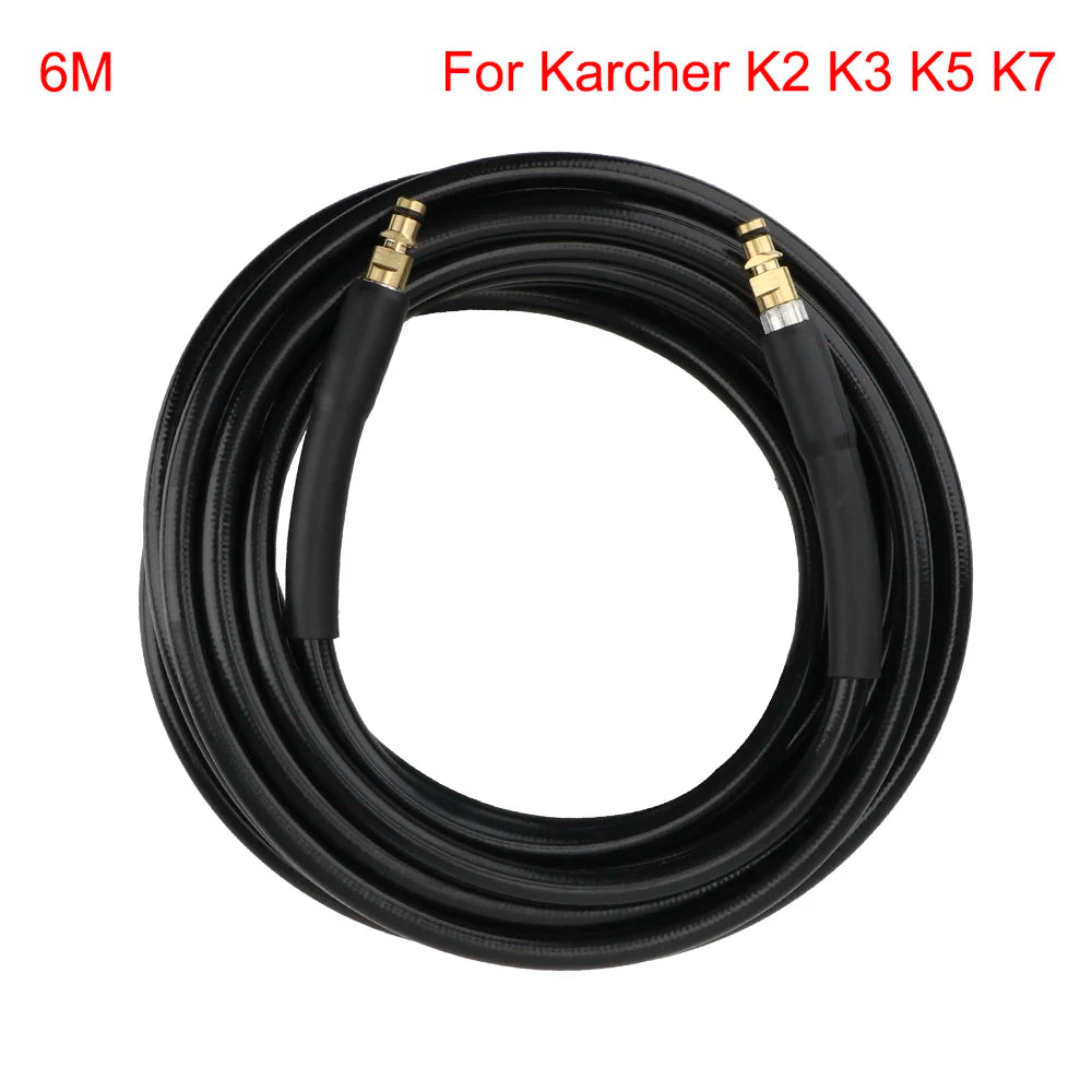 Tuyau de nettoyeur haute pression noir pour modèles K2, K3, K5 et K7 de Kärcher