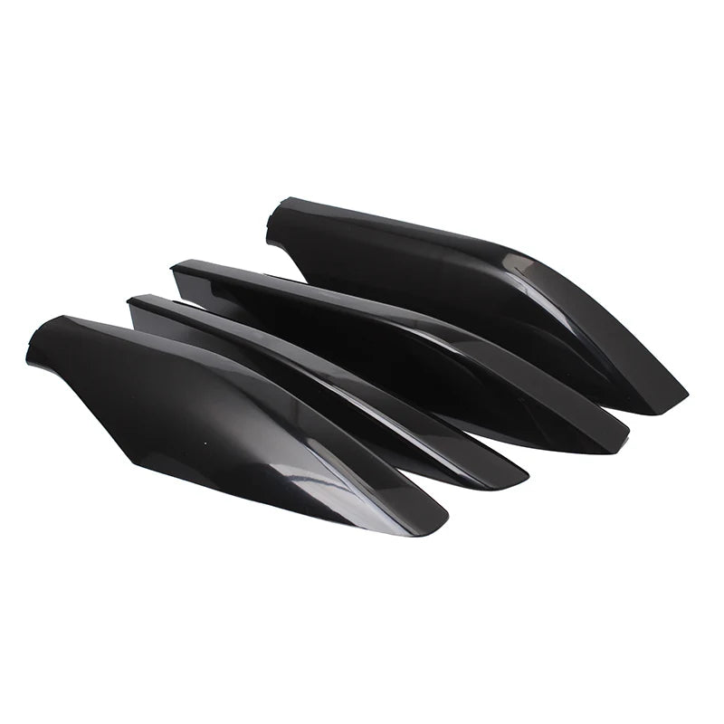 Black ABS roof rack rail end caps for Lexus GX470