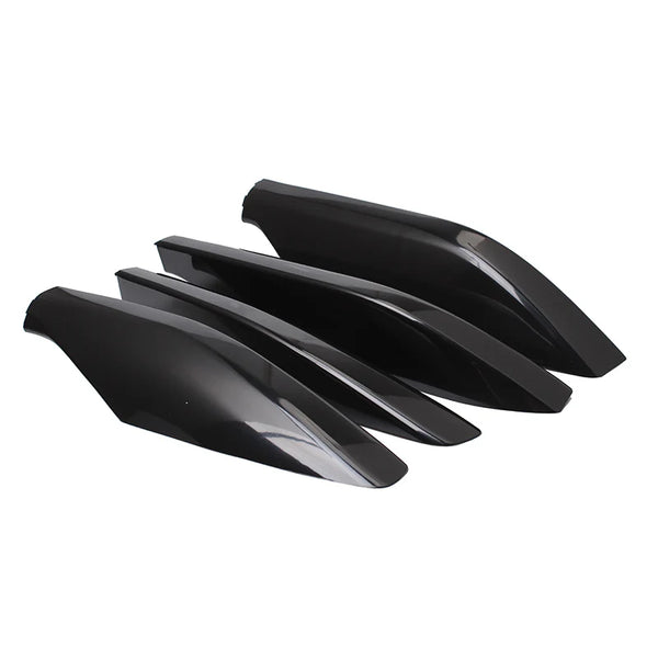Black ABS roof rack rail end caps for Lexus GX470