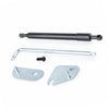 Hydraulic tailgate shock struts for Ford F-150 showing various components including a rod and mounting brackets
