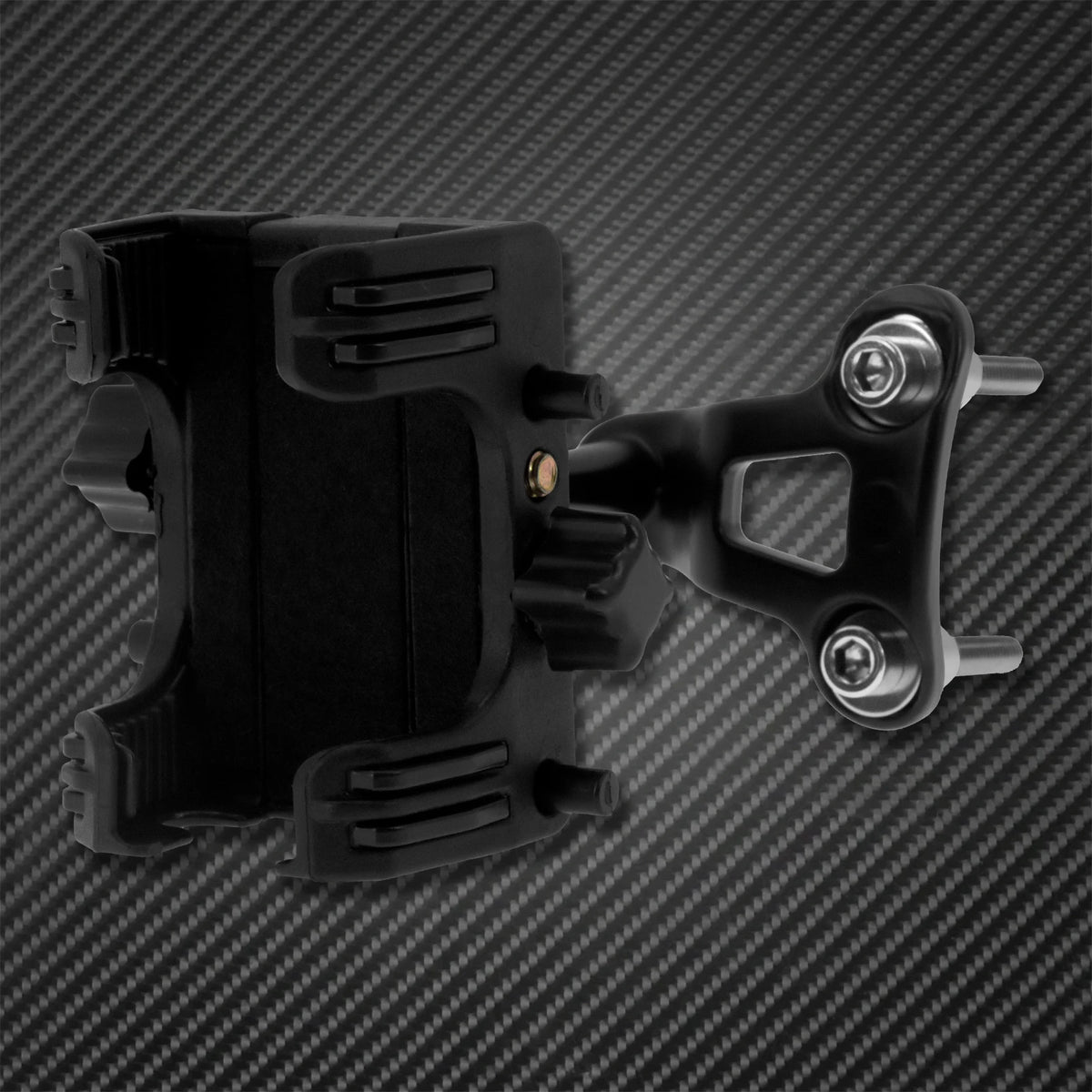 Support universel noir pour téléphone moto Harley-Davidson touring.