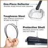 A set of one-piece deflectors and a protective shell for car wiper blades.