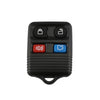 Black universal remote car key featuring three buttons for lock, unlock, and horn.