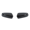 A pair of black ABS protection shell rearview mirror covers for a Ford Mustang, designed for 2009-2013 models.