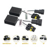 مجموعة محولات مصابيح LED عالمية لمصابيح سيارات، تشمل أنواعًا مثل H4 وH8/H9/H11 وH7.