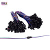 A bundle of multi-pin JST connector cables with various colored wires for LED strips.