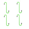 Four green car brake caliper hangers designed for axle and suspension mounting.