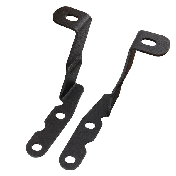 Black offroad LED fog lamp mounting bracket for GMC or Chevy trucks