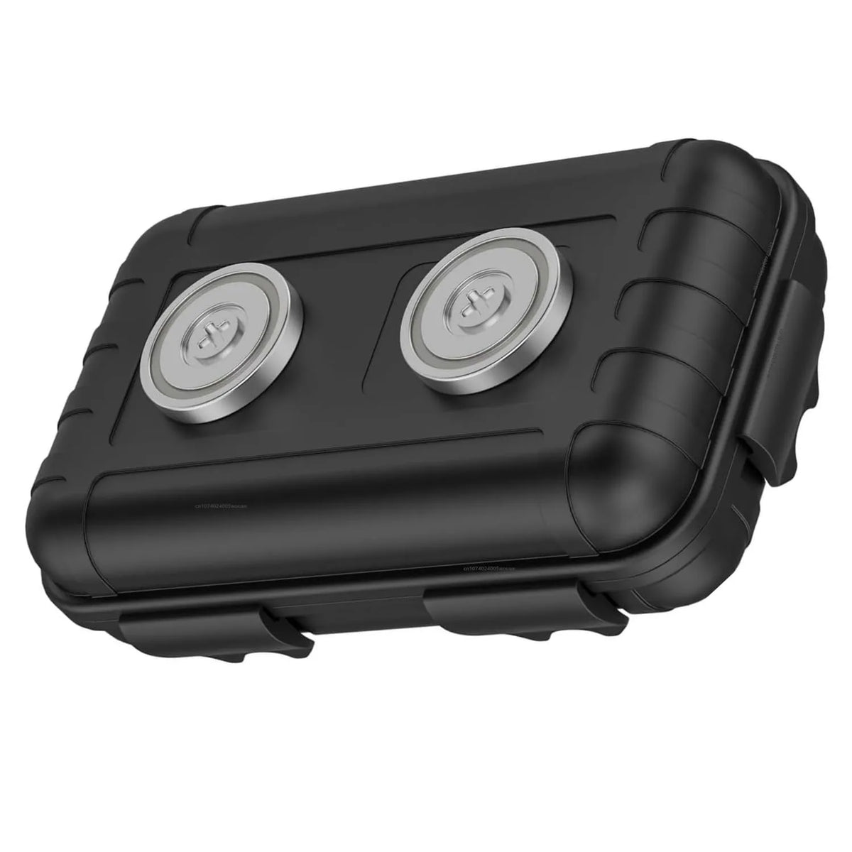 Porte-clés magnétique noir conçu pour voiture et usage extérieur.