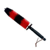 Ensemble de brosse pour nettoyer la roue et le jante, avec poils rouges et noirs.