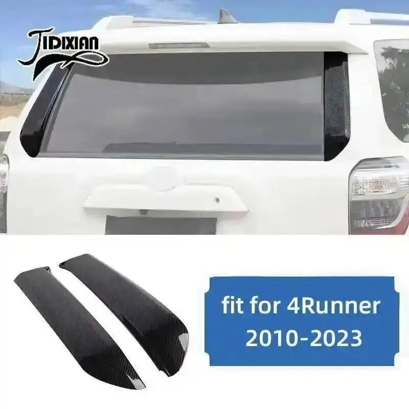 Black carbon fiber grain interior and exterior decoration for a Toyota 4Runner