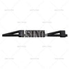 Black 3D metal alloy decal for Camaro and Cruze automotive decoration