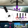JDM racing handle accessory featuring black and purple grips for automotive use