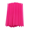 A bundle of bright pink motorcycle wheel rim spoke wrap kits.