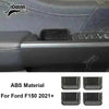 ABS material carbon fiber grain interior trim kit for Ford F150 2021+