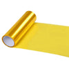 Roll of golden yellow PVC film used for tinting car headlights and taillights