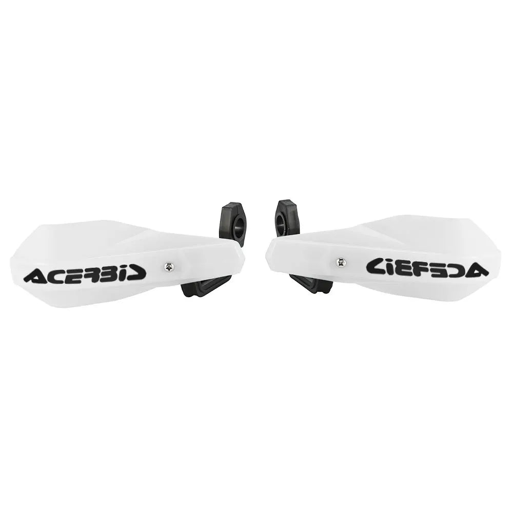 Kit de protection universel pour guidon de moto blanc, pour Acerbis et Cefsa