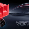 A red dual tone car horn is shown in a dynamic shot against a blurred city skyline with a 'VERY LOUD' text overlay.