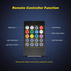 Télécommande pour bandes lumineuses automobiles multifonctions avec boutons pour la luminosité, la sélection de couleur et le