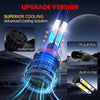 Ampoule phare LED COB 360° version améliorée avec refroidissement supérieur et solution de refroidissement avancée.