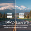 Comparison of 720P and 1080P Ultra HD camera resolution on a road.