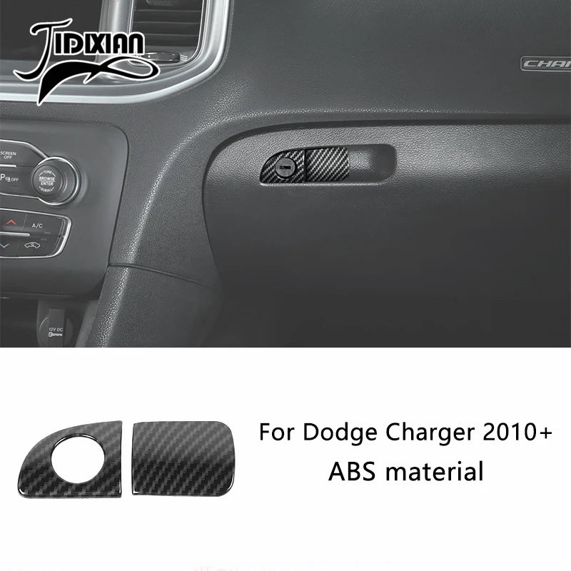 Carbon fiber ABS material interior trim piece for Dodge Charger