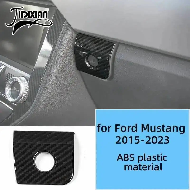 ABS plastic material interior decoration kit for Ford Mustang 2015-2023