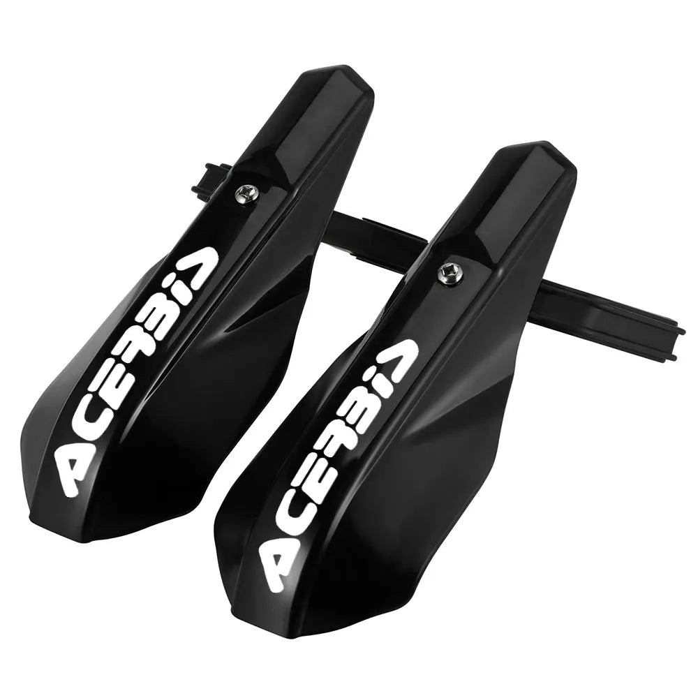 Kit de protection de guidon universel noir pour moto avec matériel de montage