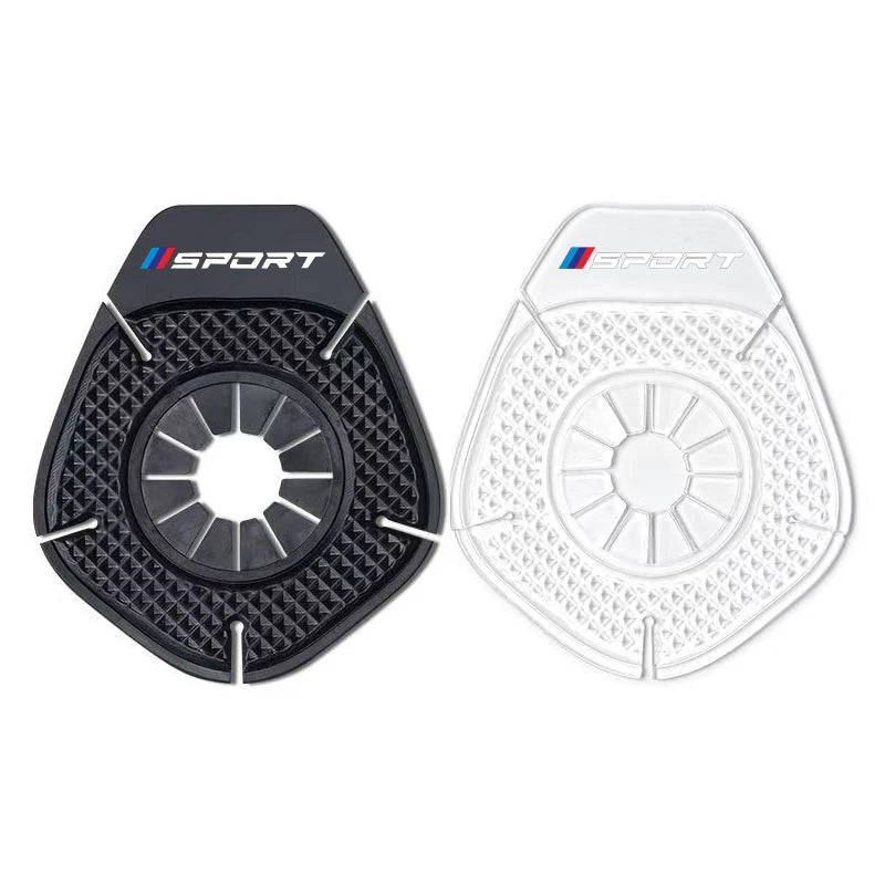 A pair of clear and black universal windshield wiper protective covers for automotive use.