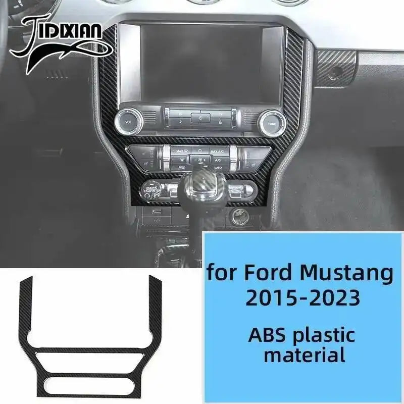 ABS plastic material interior decoration kit for Ford Mustang 2015-2023