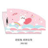 Pink magnetic double-layer car window shades with insect protection