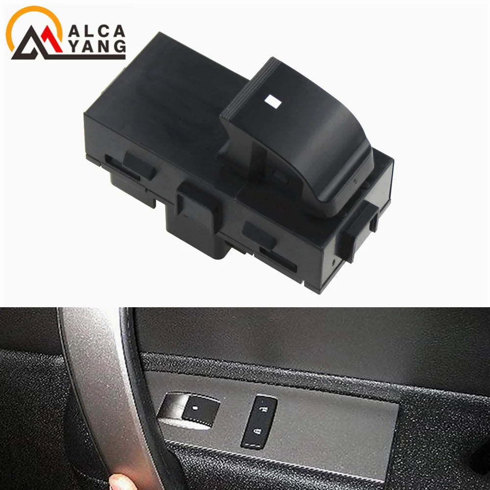Black power window control switch replacement for Chevy Silverado and GMC Sierra vehicles