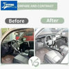 Before and after comparison of carbon fiber grain interior and exterior decoration for a Toyota 4Runner car