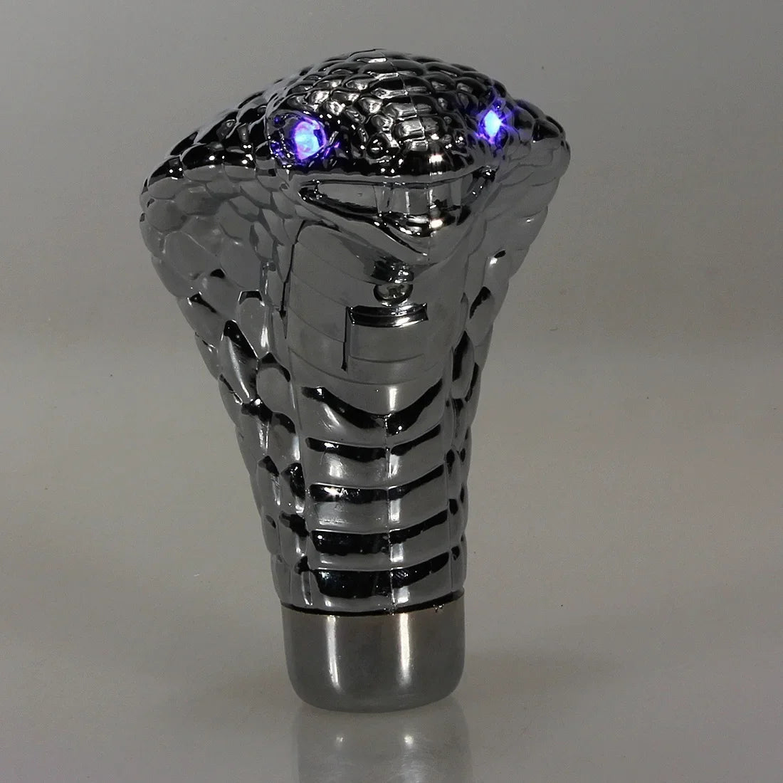 Silver cobra snake LED gear shift knob for manual transmissions