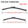 Ersatzwiperblätter für GMC Yukon MK3, Fahrer- und Beifahrerseite.