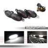 Luces marcadoras LED de liquidación diseñadas para rejillas de camiones y SUVs, mostradas junto con el cableado.