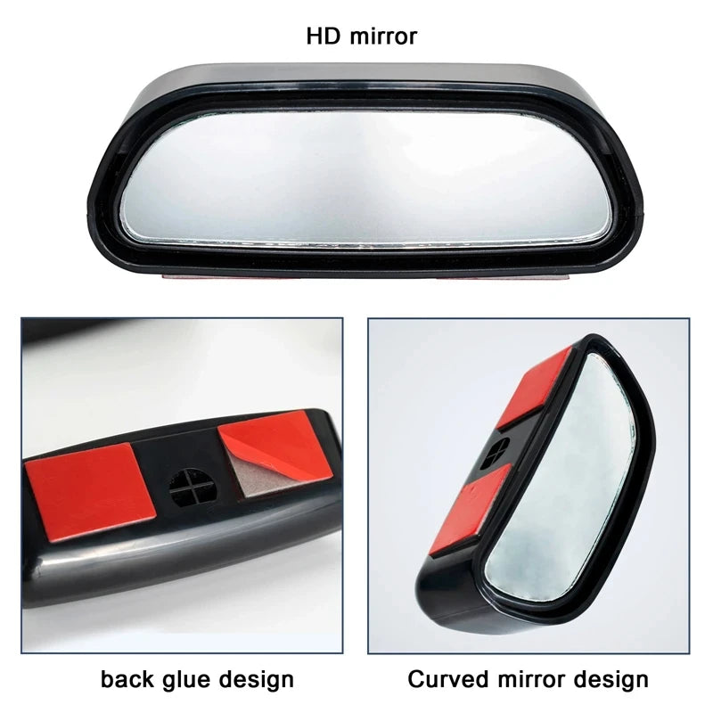 Miroir HD montrant un design miroir incurvé et de colle arrière pour l'utilisation dans les véhicules