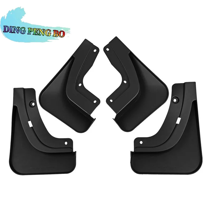 Set of black mud flaps for Jeep Grand Cherokee and Grand Cherokee L vehicles
