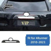 Carbon fiber grain interior and exterior decoration for a Toyota 4Runner.