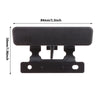 Accoudoir de console de voiture noir avec loquet et couvercle, dimensions 84mm x 50mm