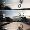 A set of magnetic phone holders for car scene recommendation, including a windshield mount, center screen mount, and a dashbo